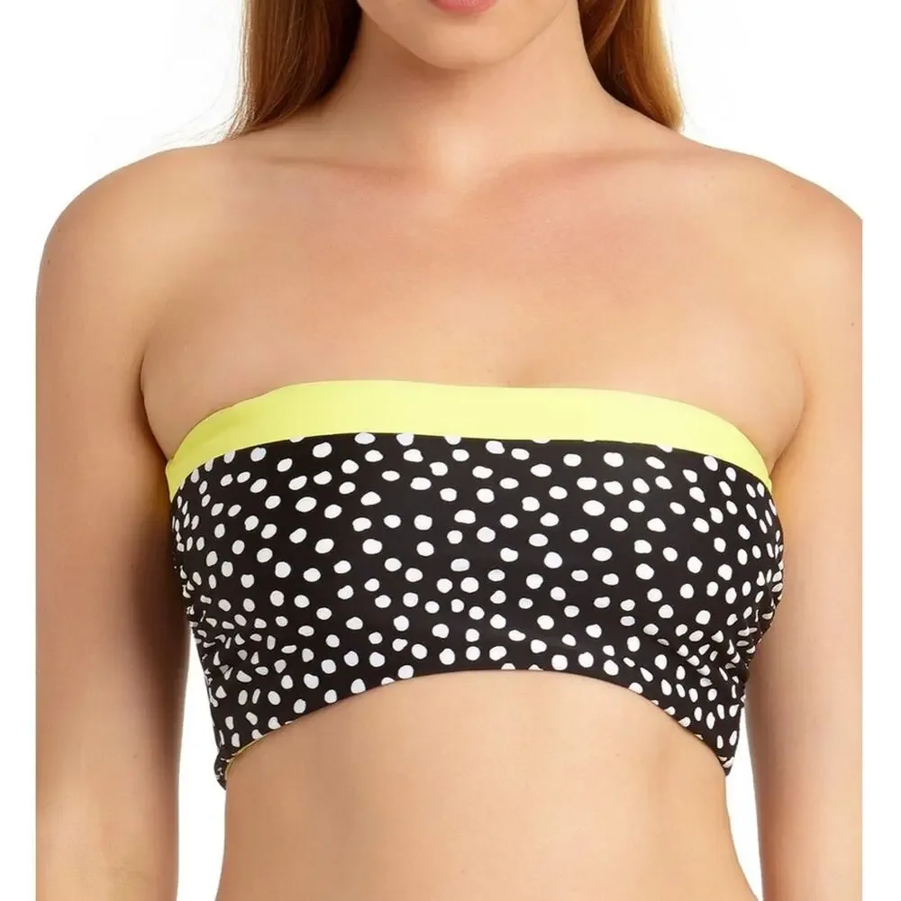California Waves Reversible Bandeau Swim Top